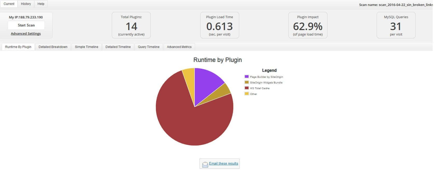 Optimizar carga de la web vía plugins