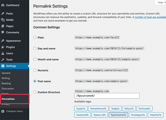 Tutorial Custom Permalinks
